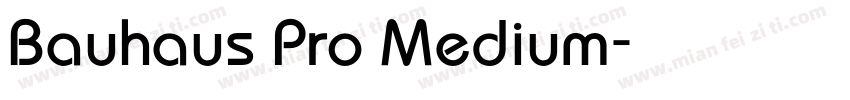 Bauhaus Pro Medium字体转换